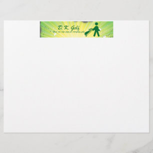 Golf letterhead