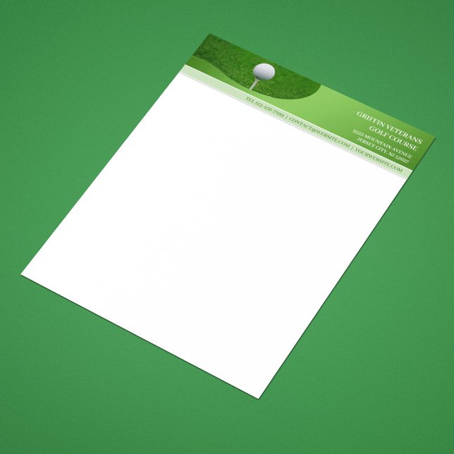 Golf Letterhead (Creator Uploaded)