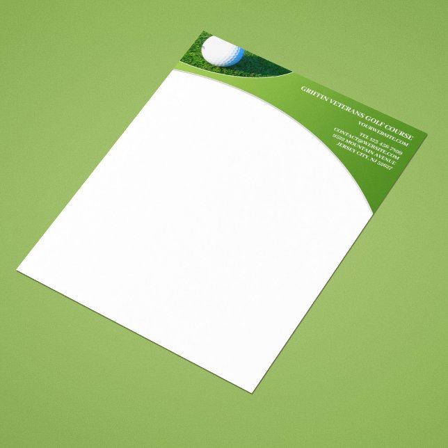 Golf Letterhead (Creator Uploaded)