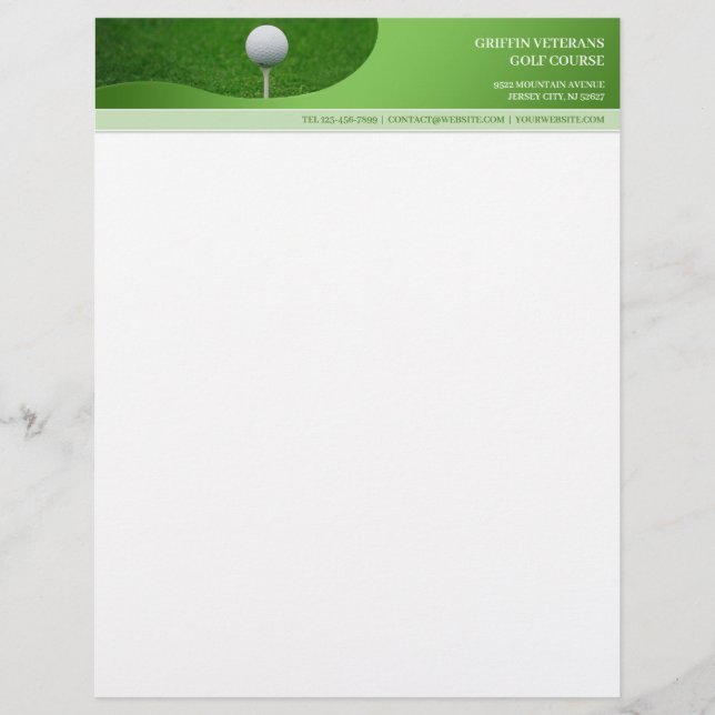 Golf Letterhead (Front)