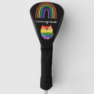 Golf LGBT Pride Gay Father's Day for dad rainbow Head Cover