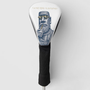 GOLF LIKE A LEGEND Vintage Art Golf Head Cover