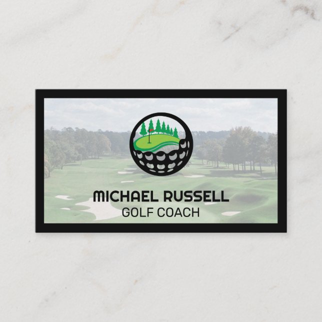 Golf Logo | Golf Course Business Card (Front)