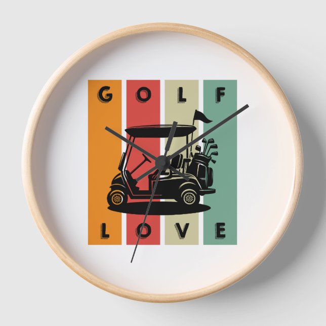 Golf-Love Clock (Front)
