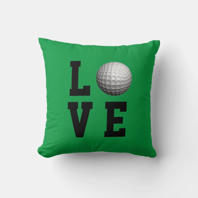 Golf Love Customisable Cushion (Front)
