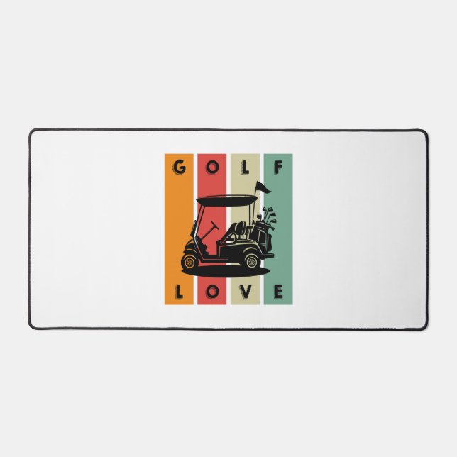 Golf-Love Desk Mat (Front)