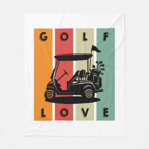 Golf-Love Fleece Blanket