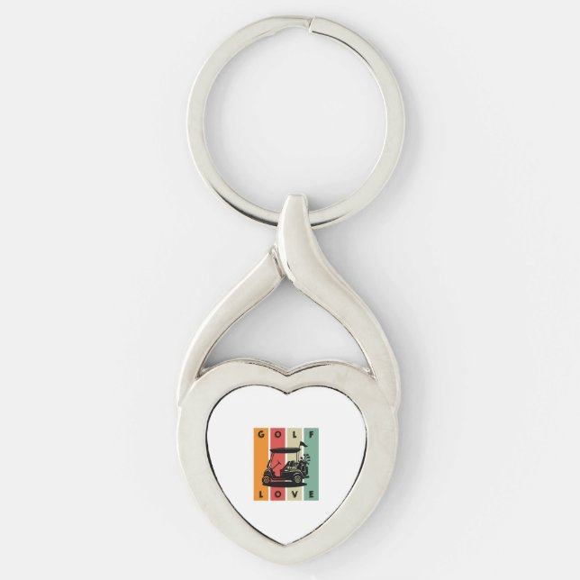 Golf-Love Key Ring (Front)