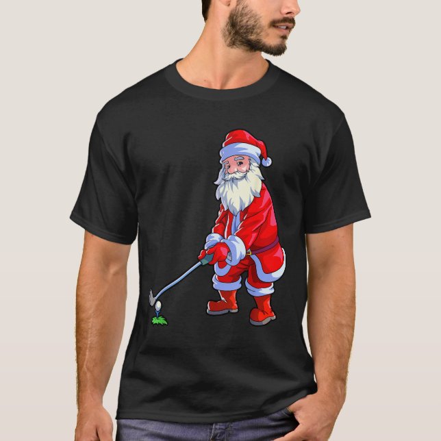 Golf Lover Christmas Shirt Men Golf Club Golfing S (Front)