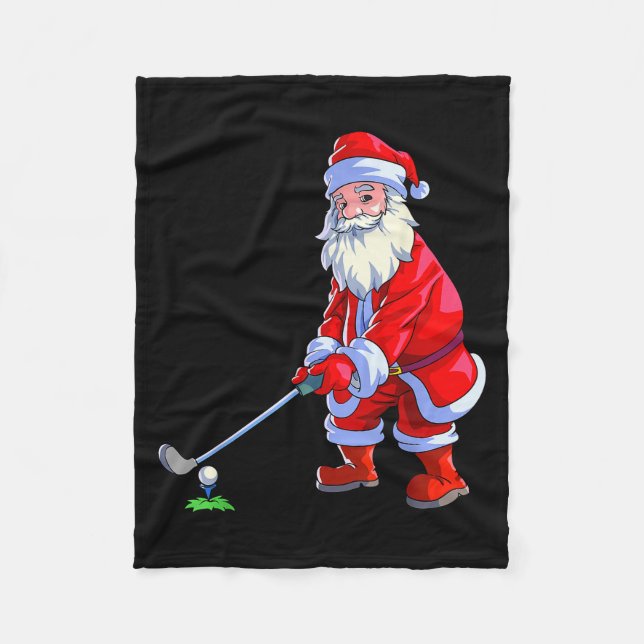 Golf Lover Christmas Shirt Men Golf Club Golfing S Fleece Blanket (Front)