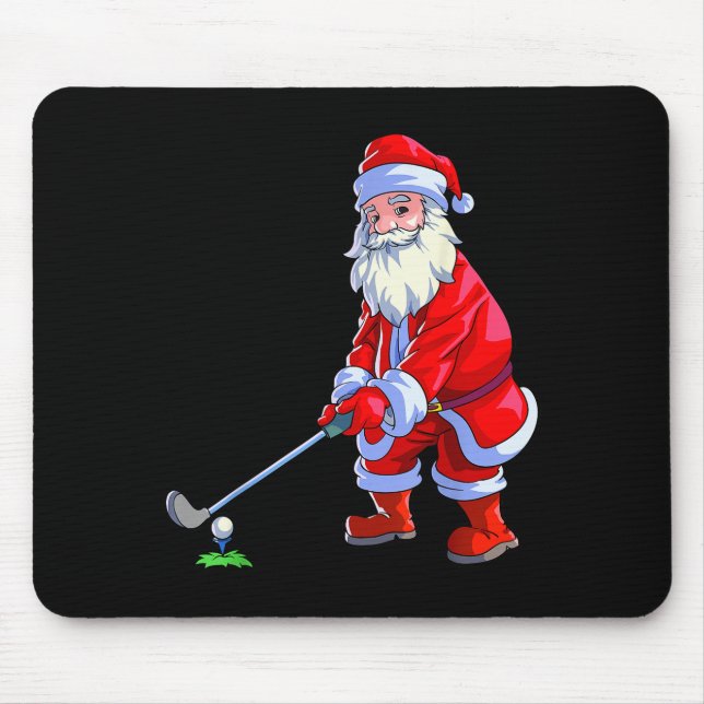 Golf Lover Christmas Shirt Men Golf Club Golfing S Mouse Mat (Front)