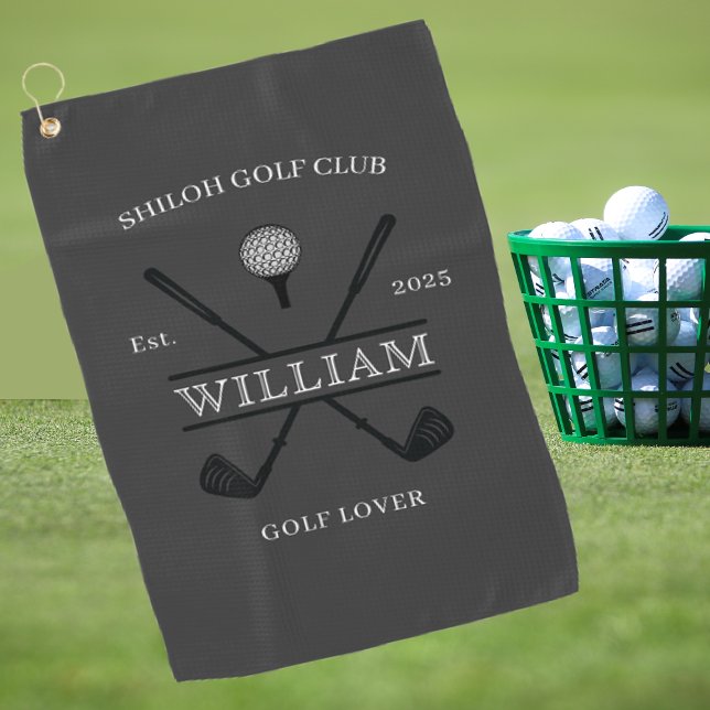 Golf Lover Cross Club Towel (Creator Uploaded)