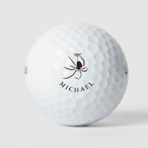 Golf Lover Personal Gift Redback Spider Balls