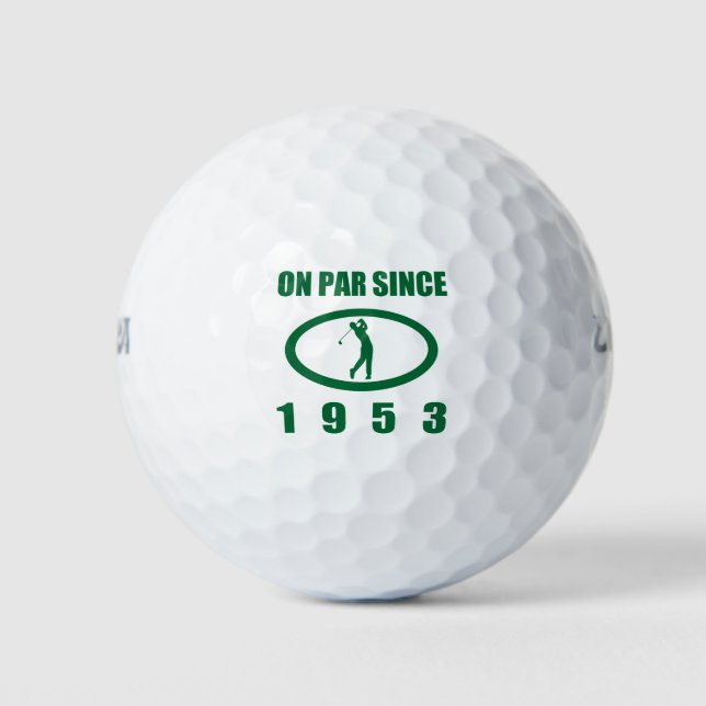Golf Lover’s 70th Birthday 1953 Balls (Front)