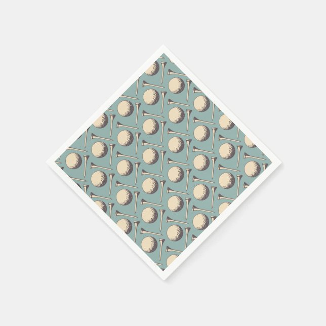 Golf Lover (vintage) Napkin (Corner)