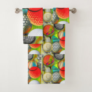 Golf Lovers Bath Towel Set