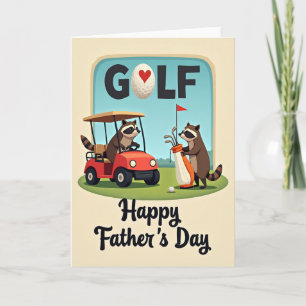 Golf Loving Fathers Day Card