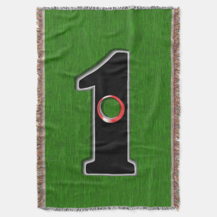 Golf Lucky Hole in One Throw Blanket