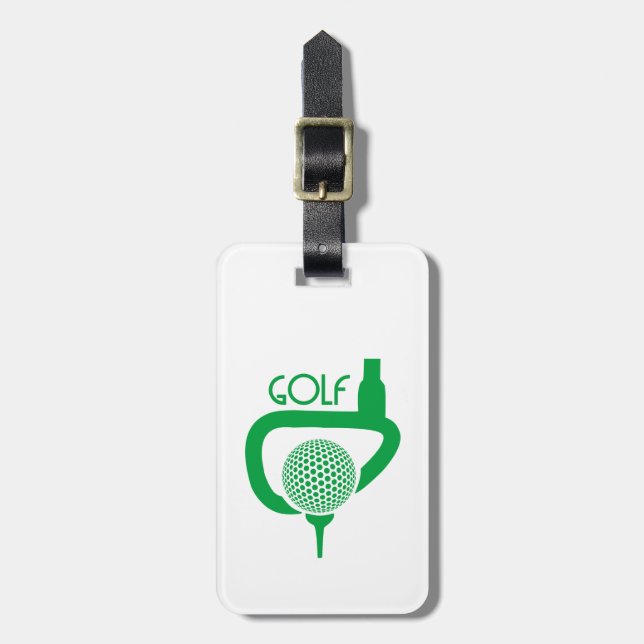 Golf Luggage Tag (Front Vertical)