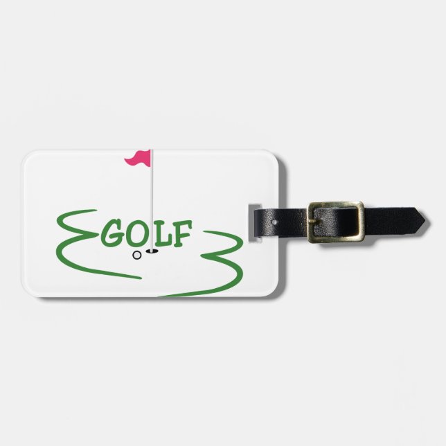 Golf Luggage Tag (Front Horizontal)