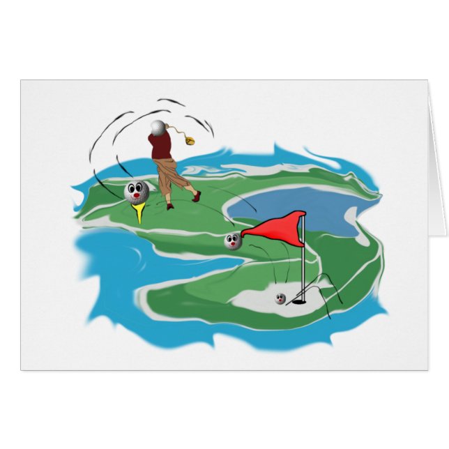 Golf Man (Front Horizontal)