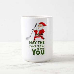 Golf  May the course be with you for Christmas Coffee Mug