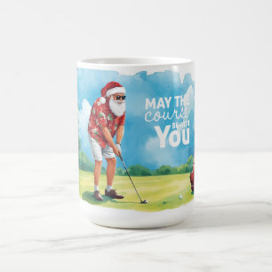 Golf May the course be with you for Christmas Coffee Mug