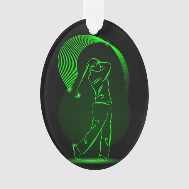 Golf Medal Ornament (Front)