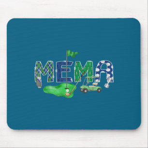 Golf Mema Hole One 1st Artwork Mouse Mat