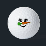 Golf Merry Christmas with Snowman Funny  Golf Balls<br><div class="desc">Golf Merry Christmas with Snowman Funny Golf Balls 
Gifts for Coach,  Instructor,  teacher,  friends,  mum,  dad,  girlfriend/boyfriend,  co-worker,  hostess,  neighbour,  him/her,  couples,  grandparents,  boss,  kids,  best friend,  family,  in-laws,  squad,  team, </div>