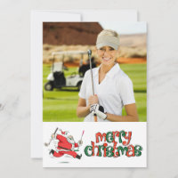 Golf Merry Christmas with your own photo