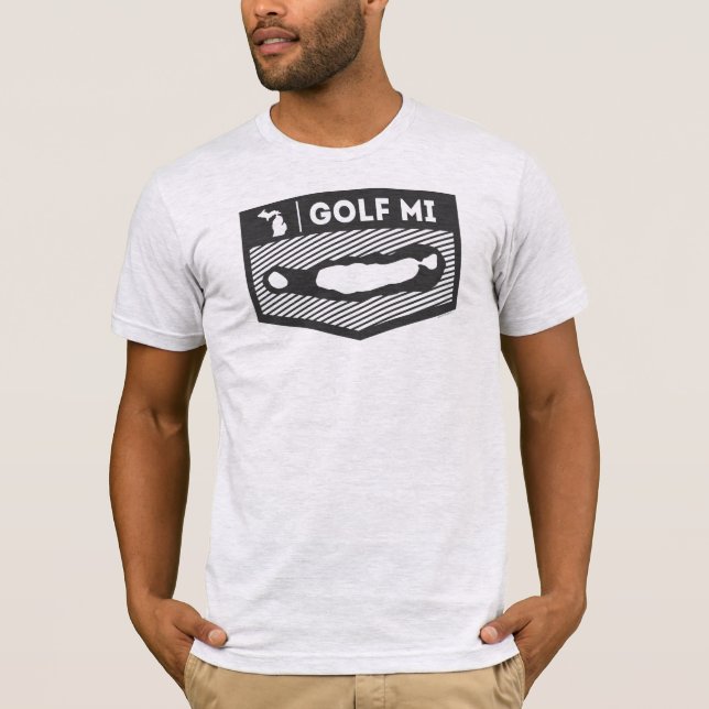 Golf MI Bella Canvas Michigan T-Shirt (Front)