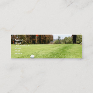 Golf Mini Business Card