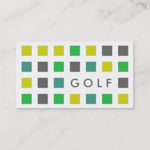 GOLF (mod squares) Business Card