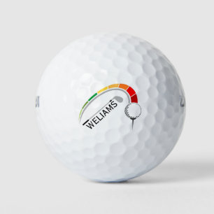 Golf modern typography initials monogram elegant  balls