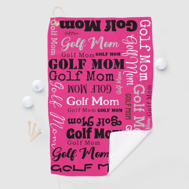 GOLF MOM MOTHER Mothers Day Gift Golf Sports Golf Towel (InSitu)