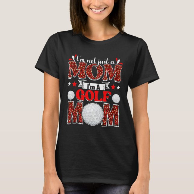 Golf Mom Mother s Day Retro Sport Mom T-Shirt (Front)