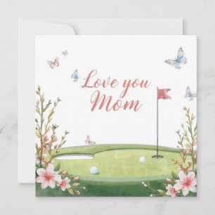 Golf Mother’s Day Card for Mom 