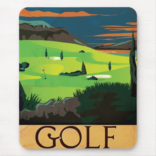 Golf Mouse Mat (Front)