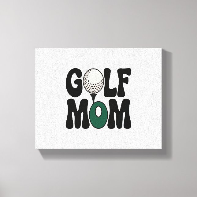 Golf Mum Canvas Print (Front)