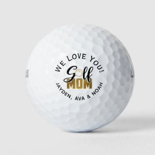 Golf Mum Gold Golf Balls