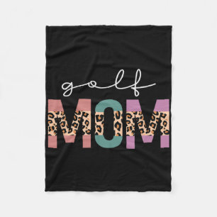Golf Mum Golfer Golf Lovers Gift Golf Player Mum L Fleece Blanket