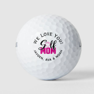 Golf Mum Hot Pink Golf Balls