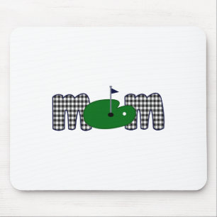 Golf Mum Life Birthday Family Matching Mama Mother Mouse Mat