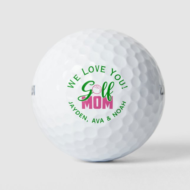 Golf Mum Pink Golf Balls (Front)