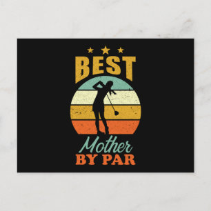 Golf Mum Postcard