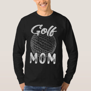 Golf Mum Women Golfer Golf Ball Player Family Matc T-Shirt