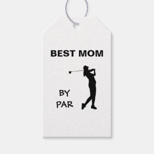 Golf Mummy Golfer Pun Mother's Day Best Mum By Par Gift Tags