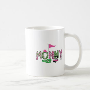 Golf Mummy Pink Hole In One Golf 1st Birthday Girl Coffee Mug