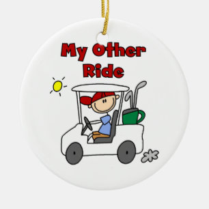 Golf My Other Ride Ceramic Tree Decoration